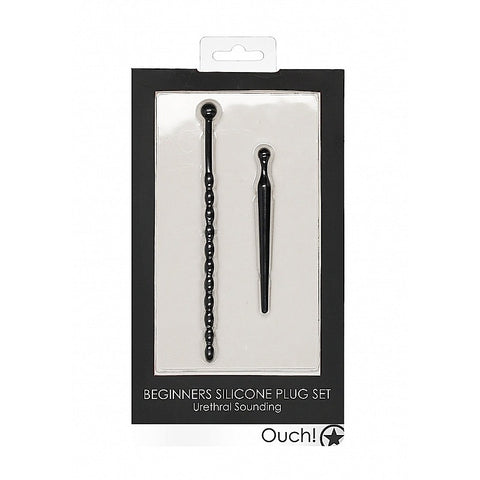 Silicone Urethral Beginners Plug Set by Shots Toys - Urethral Sounds