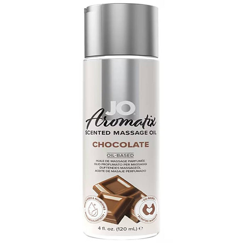 System Jo Aromatix Oil Based Massage Oil 120 ml Chocolate Scent - Massage Oils and Lubricants