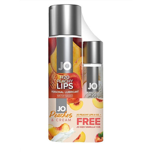 Peaches and Cream H20 Peachy Lips by System Jo - Lubricants and Lotions