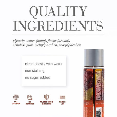 Peaches and Cream H20 Peachy Lips by System Jo - Lubricants and Lotions