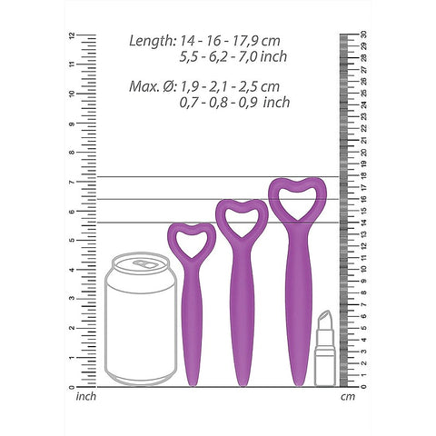 Womens Silicone Vaginal Dilator Set by Shots Toys - Dental and Clinical