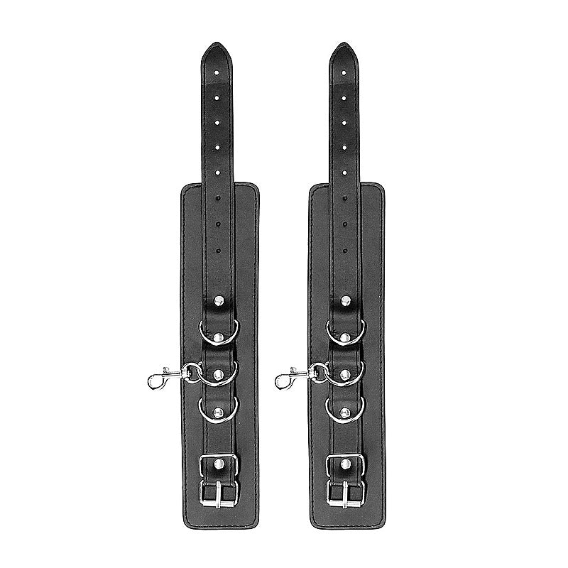 Bonded Leather Hogtie With Hand and Ankle Cuffs - Cuffs And Restraints