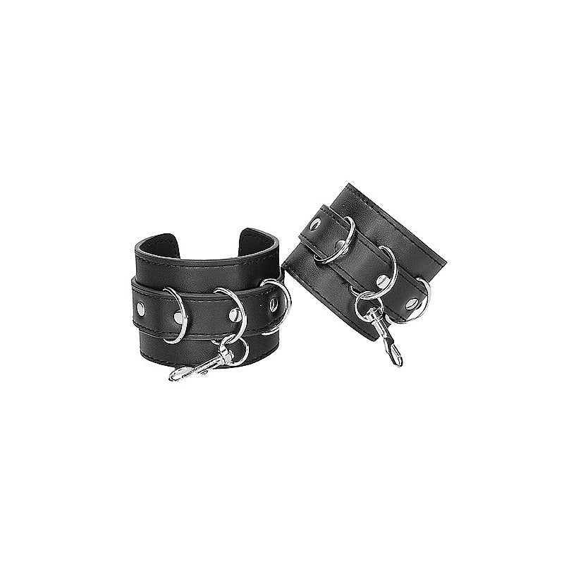 Bonded Leather Hogtie With Hand and Ankle Cuffs - Cuffs And Restraints