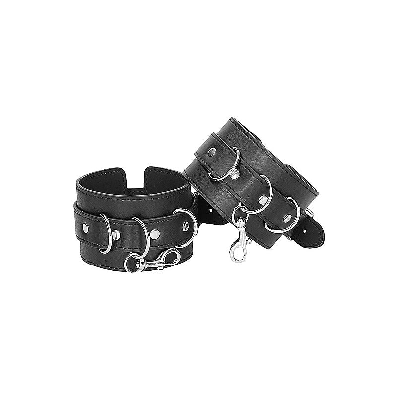 Bonded Leather Hogtie With Hand and Ankle Cuffs - Cuffs And Restraints