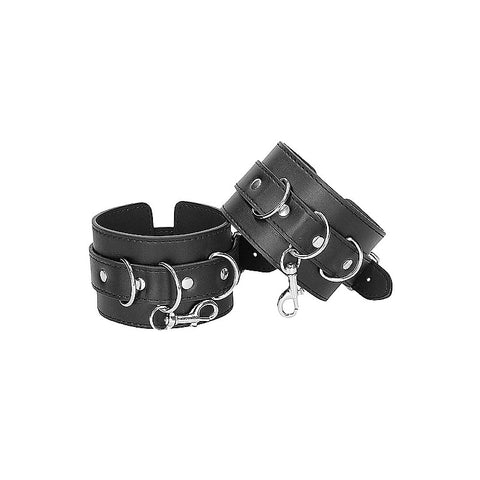 Bonded Leather Hogtie With Hand and Ankle Cuffs - Cuffs And Restraints