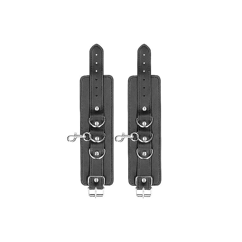 Bonded Leather Hogtie With Hand and Ankle Cuffs - Cuffs And Restraints