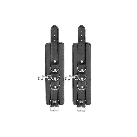 Bonded Leather Hogtie With Hand and Ankle Cuffs - Cuffs And Restraints