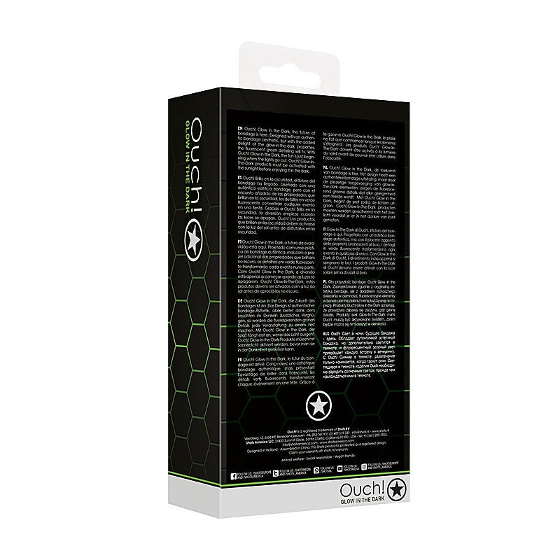Glow in the Dark Full Body Harness by Shots Toys - Cuffs And Restraints