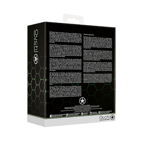 Bed Bindings Restraint Kit Glow in the Dark by Shots Toys - Bondage Kits