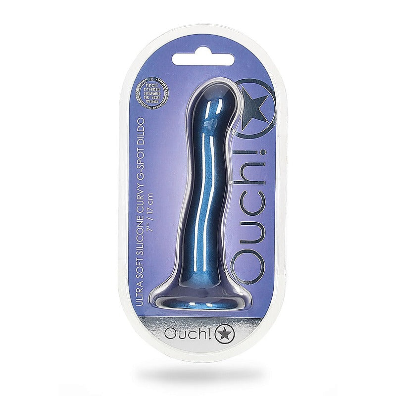 Ultra Soft Silicone Curvy G-Spot Dildo by Shots Toys - Non-Realistic Dildos