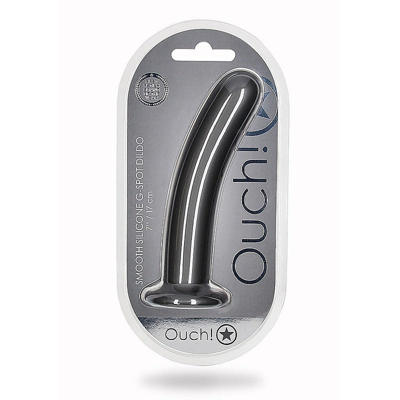 Smooth Silicone Suction G-Spot Dildo by Shots Toys - Non-Realistic Dildos