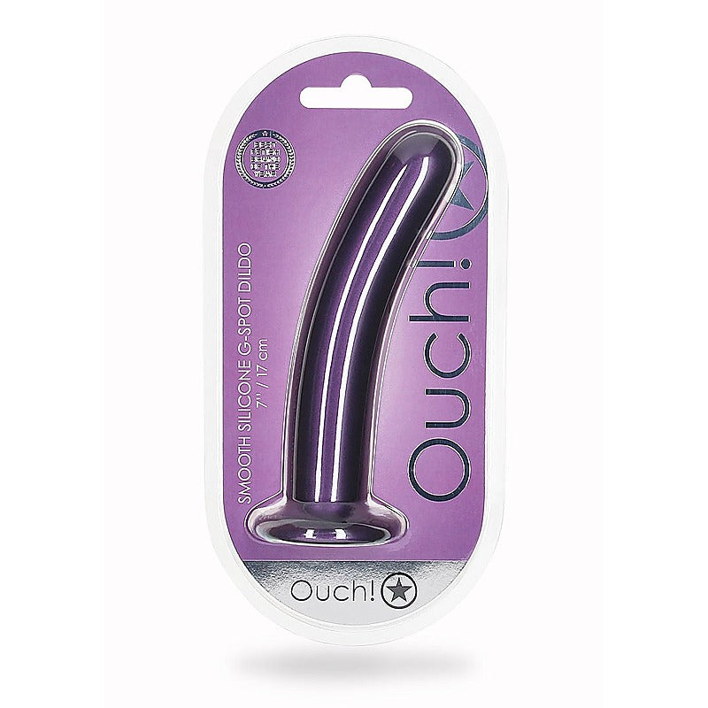 Smooth Silicone Suction G-Spot Dildo by Shots Toys - Non-Realistic Dildos