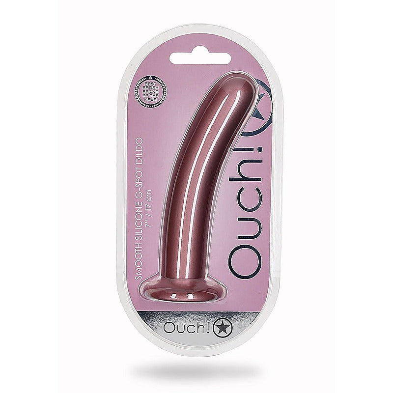 Smooth Silicone Suction G-Spot Dildo by Shots Toys - Non-Realistic Dildos
