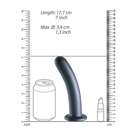 Smooth Silicone Suction G-Spot Dildo by Shots Toys - Non-Realistic Dildos