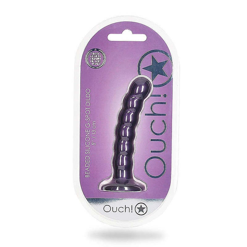 Beaded Silicone G-Spot Dildo by Shots Toys - Non-Realistic Dildos