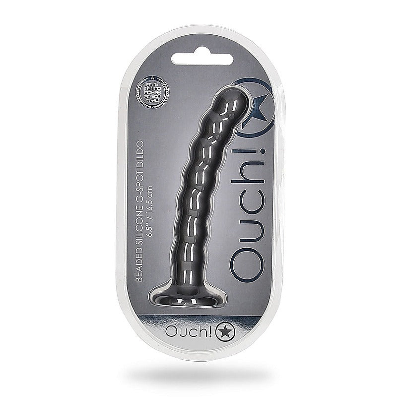 Beaded Suction Cup G-Spot Dildo by Shots Toys - Non-Realistic Dildos