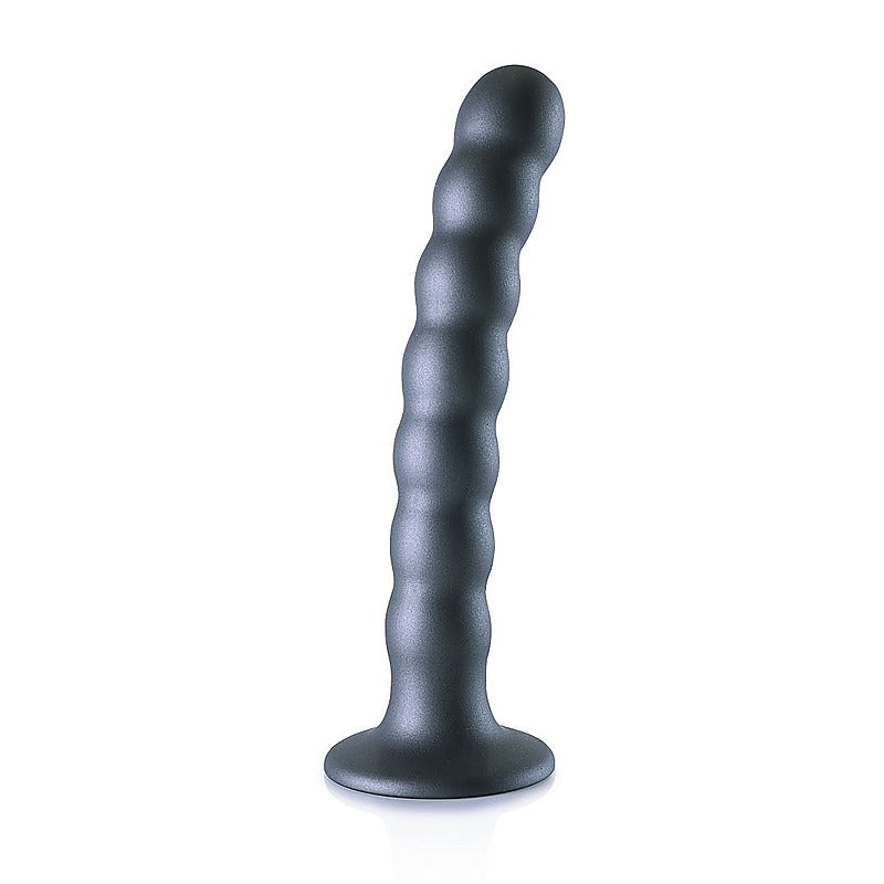 Beaded Suction Cup G-Spot Dildo by Shots Toys - Non-Realistic Dildos