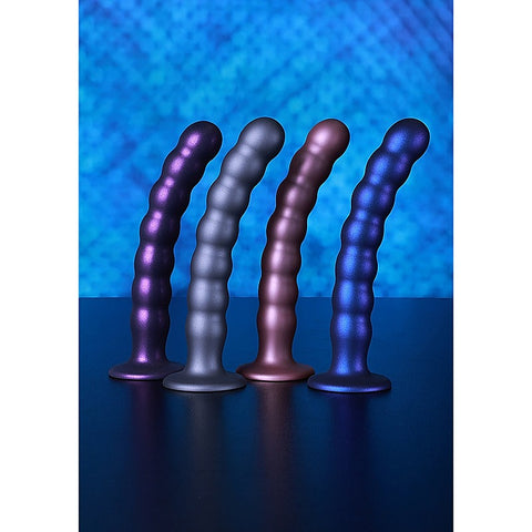 Beaded Suction Cup G-Spot Dildo by Shots Toys - Non-Realistic Dildos