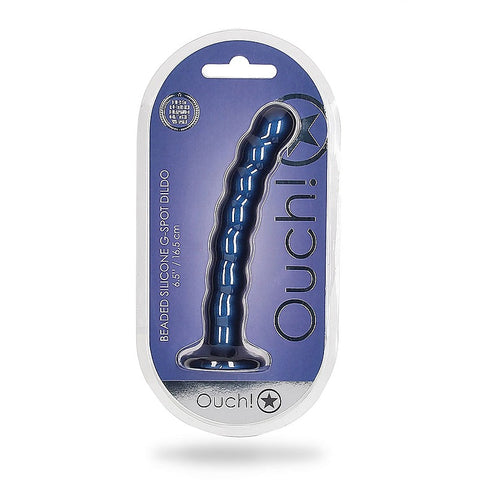 Beaded Suction Cup G-Spot Dildo by Shots Toys - Non-Realistic Dildos
