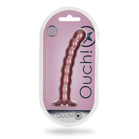 Beaded Suction Cup G-Spot Dildo by Shots Toys - Non-Realistic Dildos