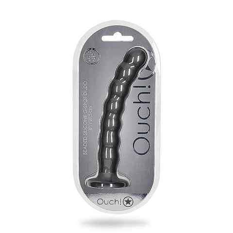 Suction Base Beaded G-Spot Dildo by Shots Toys - Non-Realistic Dildos