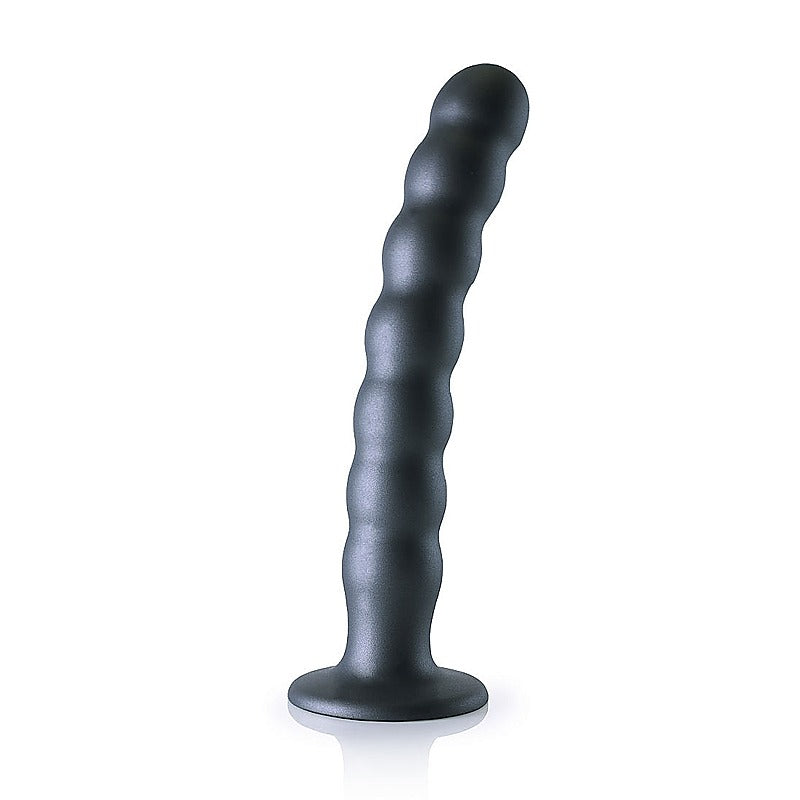 Suction Base Beaded G-Spot Dildo by Shots Toys - Non-Realistic Dildos