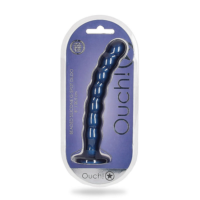 Suction Base Beaded G-Spot Dildo by Shots Toys - Non-Realistic Dildos