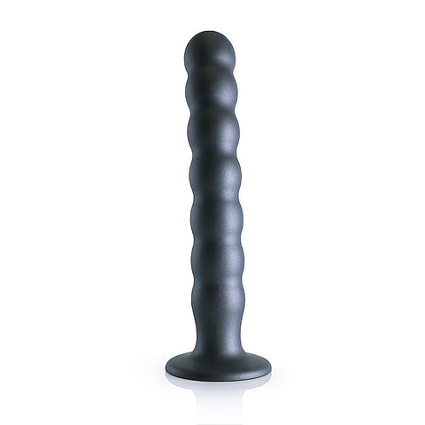 Suction Base Beaded G-Spot Dildo by Shots Toys - Non-Realistic Dildos