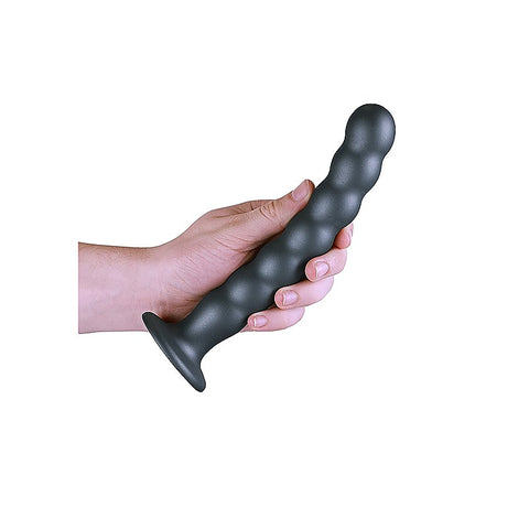 Suction Base Beaded G-Spot Dildo by Shots Toys - Non-Realistic Dildos