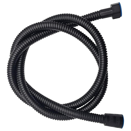 Stainless Steel Kink Free Shower Hose Black by BDStyle - Enemas and Douches