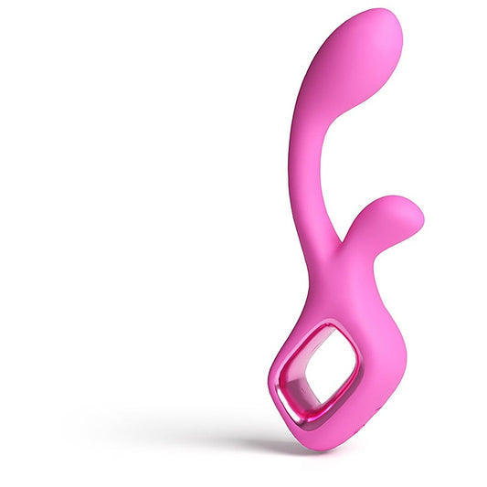 Pretty in Pink Velvet G Spot Rabbit Vibrator by NS Novelties - Rabbit Vibrators
