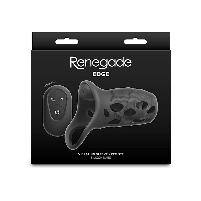 Renegade Edge Vibrating Penis Sleeve by NS Novelties - Penis Sleeves and Extenders