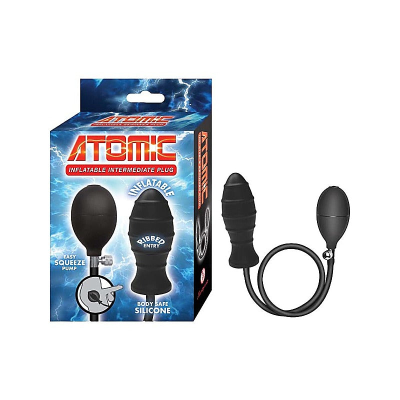 Atomic Inflatable Intermediate Anal Plug by Nasstoys - Butt Plugs