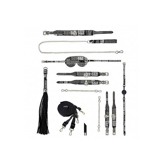 Ouch! New York Collection BDSM Play Kit by Shots Toys - Bondage Kits