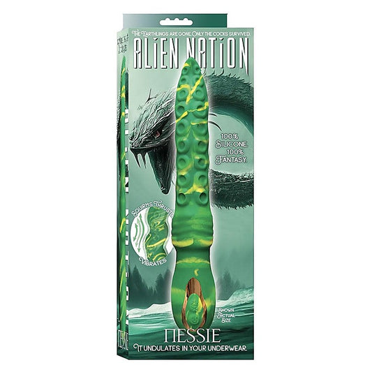Alien Nation Nessie Squirming Fantasy Dildo by Icon Brands - Vibrating Dildos