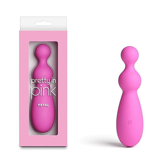 Pretty in Pink Petal USB Rechargeable Vibrator - Personal Massagers