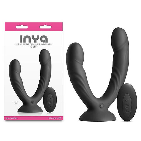 INYA Duet Remote Control Vibrating Double Dildo - Vibrating Dildos