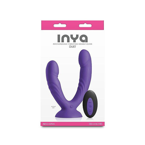 INYA Duet Remote Control Vibrating Double Dildo - Vibrating Dildos