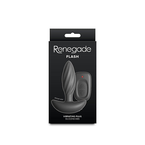 Renegade Flash Rechargeable Vibrating Butt Plug - Butt Plugs