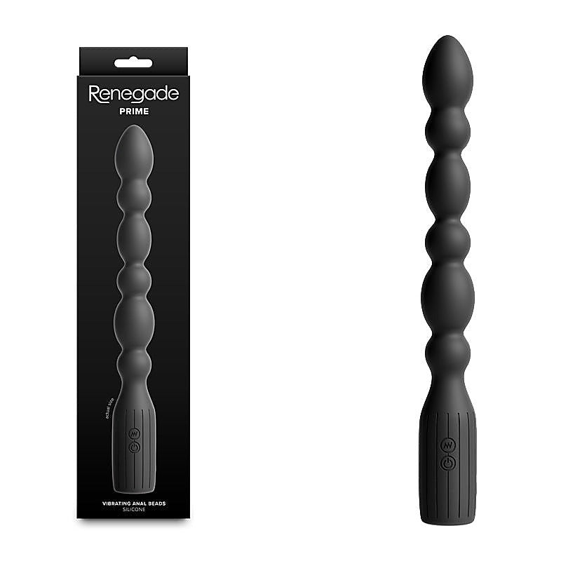 Renegade Prime Silicone Vibrating Anal Beads by NS Novelties - Anal Beads and Balls