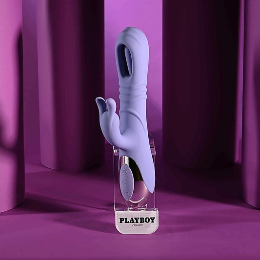 Playboy Pleasure TAP ME IN USB Rechargeable Rabbit Vibrator - Rabbit Vibrators