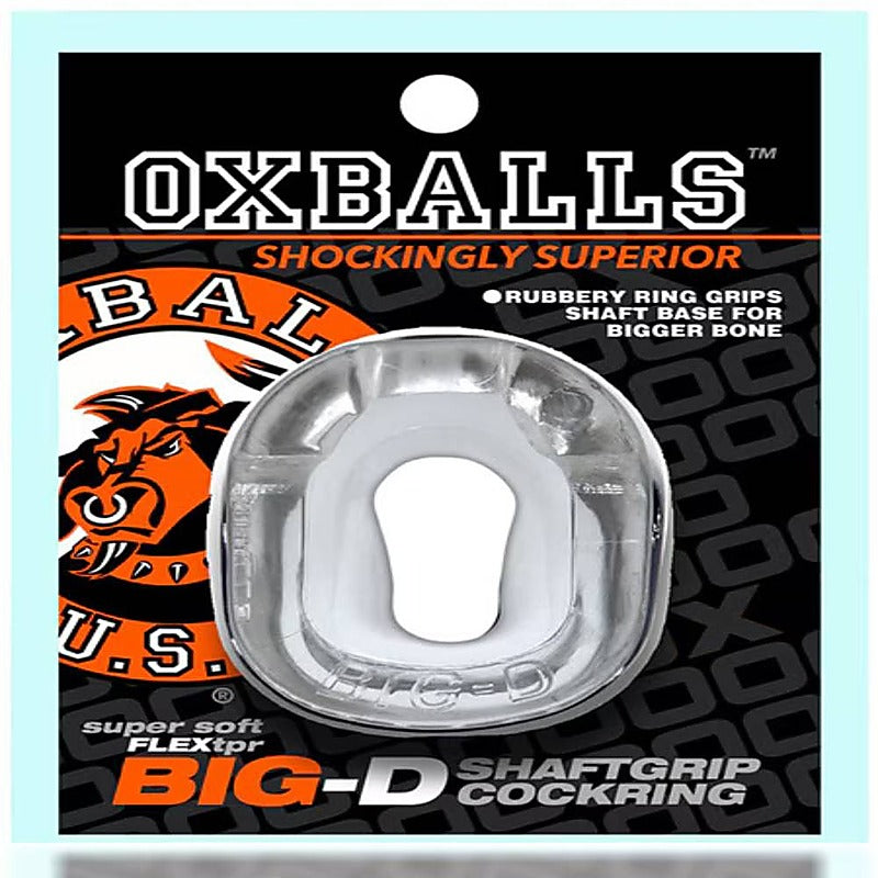 Oxballs Big D Shaft Grip Super Soft Cock Ring Enhanced Erections - Stretchy Cock Rings