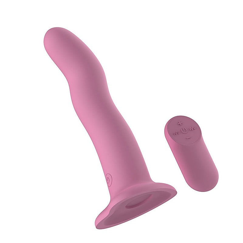 USB Rechargeable Remote Control Vibrating Dildo - Vibrating Dildos