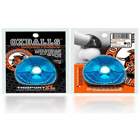Tri-Sport XL Thicker 3 Cock and Ball Sling by Oxballs - Ball and Cock Toys