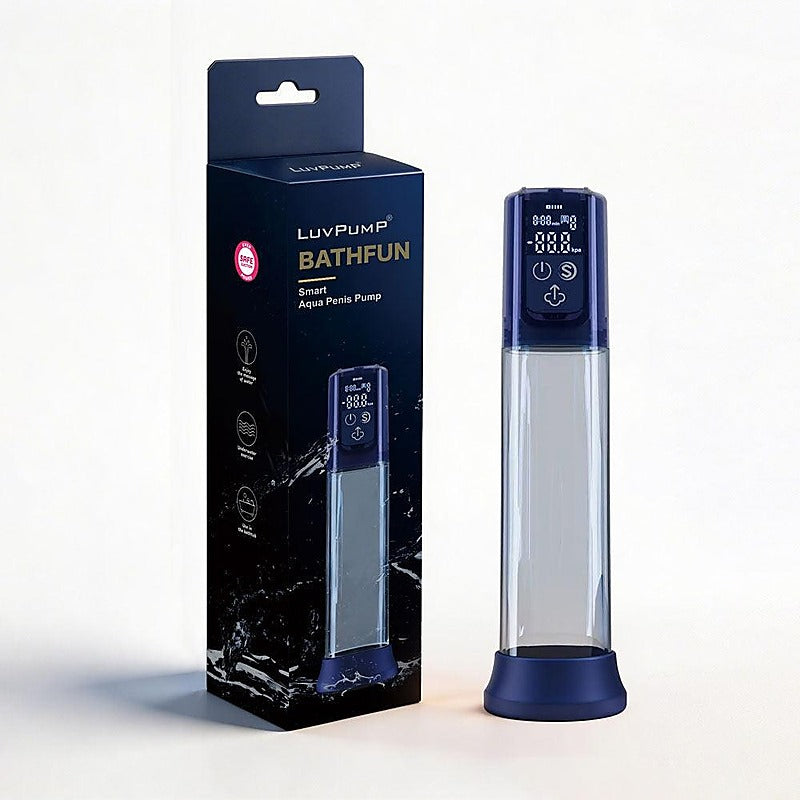LuvPump Bathfun Smart Aqua by Shots Toys - Penis Pumps And Stretchers