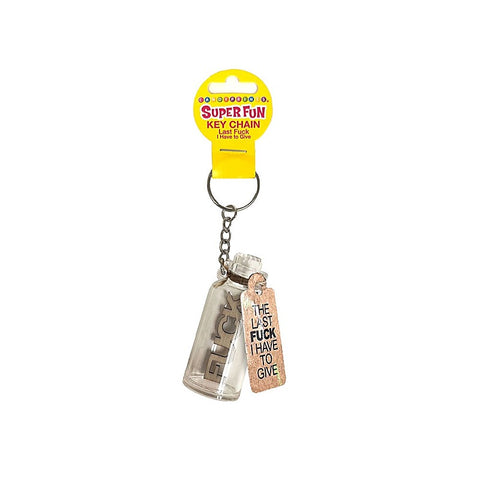 Super Last Fuck I Have To Give Keychain by Little Genie - Party Gifts and Novelties