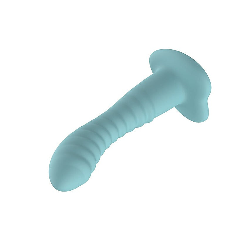 Liquid Silicone 18 cm Ridged Dildo by Passion Play - Realistic Dildos