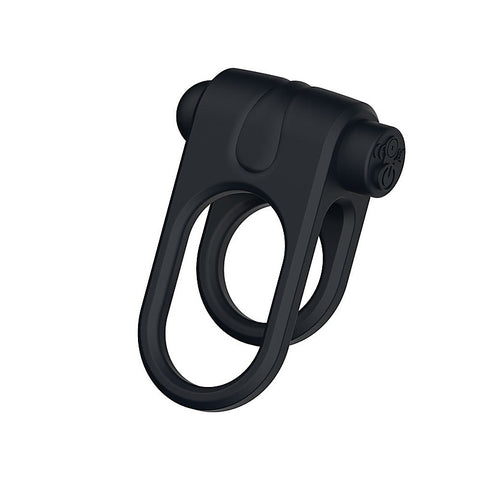 Silicone USB Rechargeable Cock & Balls Ring by Passion Play - Vibrating Cock Rings