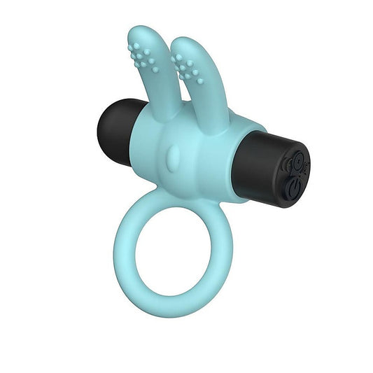 Silicone Rechargeable Rabbit Vibrating Cockring - Vibrating Cock Rings