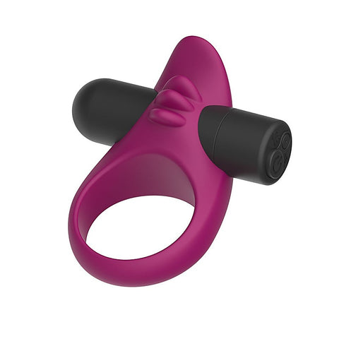 USB Rechargeable Vibrating Penis Ring by Passion Play - Vibrating Cock Rings